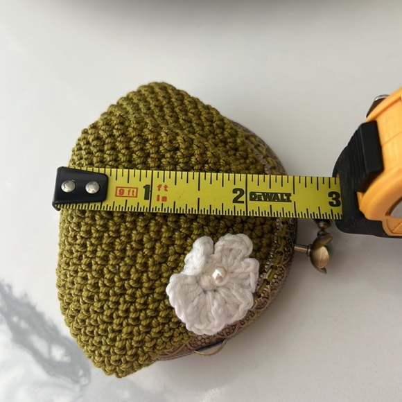 Beautiful 👛Crochet Kisslock Coin Purse - Picture 13 of 15